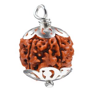 Authentic 4 Mukhi Rudraksha - Lab Certified Four Face Bead (Natural Origin)