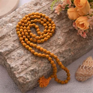 Haldi Mala 108 beads Siddh Abhimantrit Mala