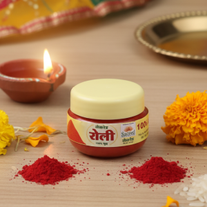 Natural Vedic Roli | Chemical-Free Kumkum for Daily Pooja & Tika (15 Gram)