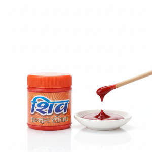 Yellow Chandan Tika | Liquid Form for Pooja