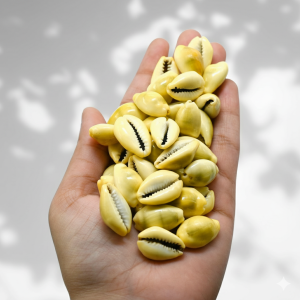 Original Pili Kaudi (Yellow Cowrie) for Wealth Attraction & Prosperity Pack of 11