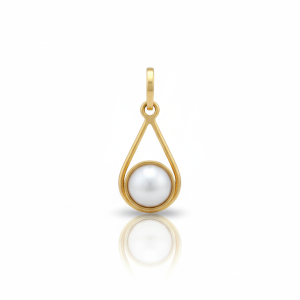 Moon Power Moti Pendant - Calmness & Harmony Natural Pearl Astrology Locket