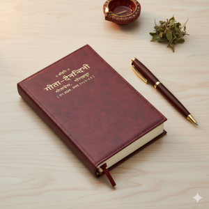 Geeta Dainandini 2026 - Premium Burgundy Diary/Planner